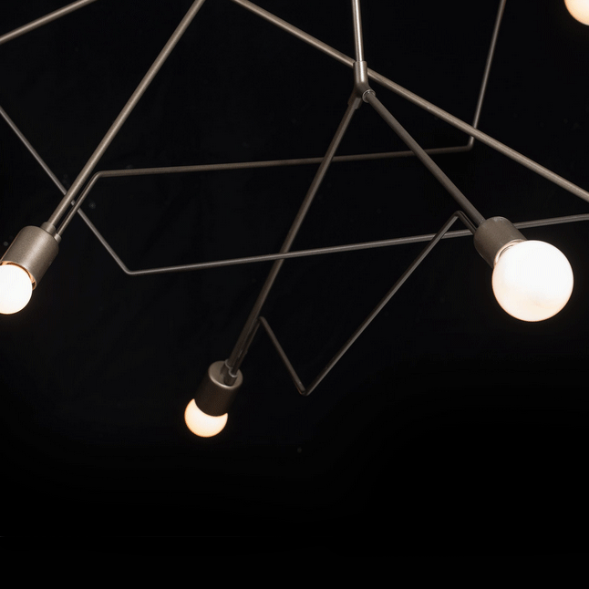 Outdoor chandelier with a difference