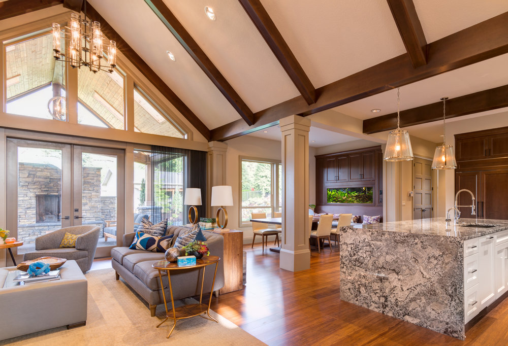 Lighting A Space With Vaulted Ceiling Light My Nest - How To Light A High Ceiling Room