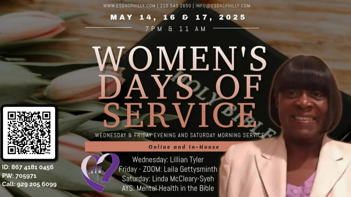      

 
   Join the Women’s Ministry as we celebrate the beauty, strength, and purpose of women.  Kindly take note of the exciting activities lined up, invite someone along, and come be a part of the joy.  May 14 - 6 PM - PULSE Midweek Service - Lil