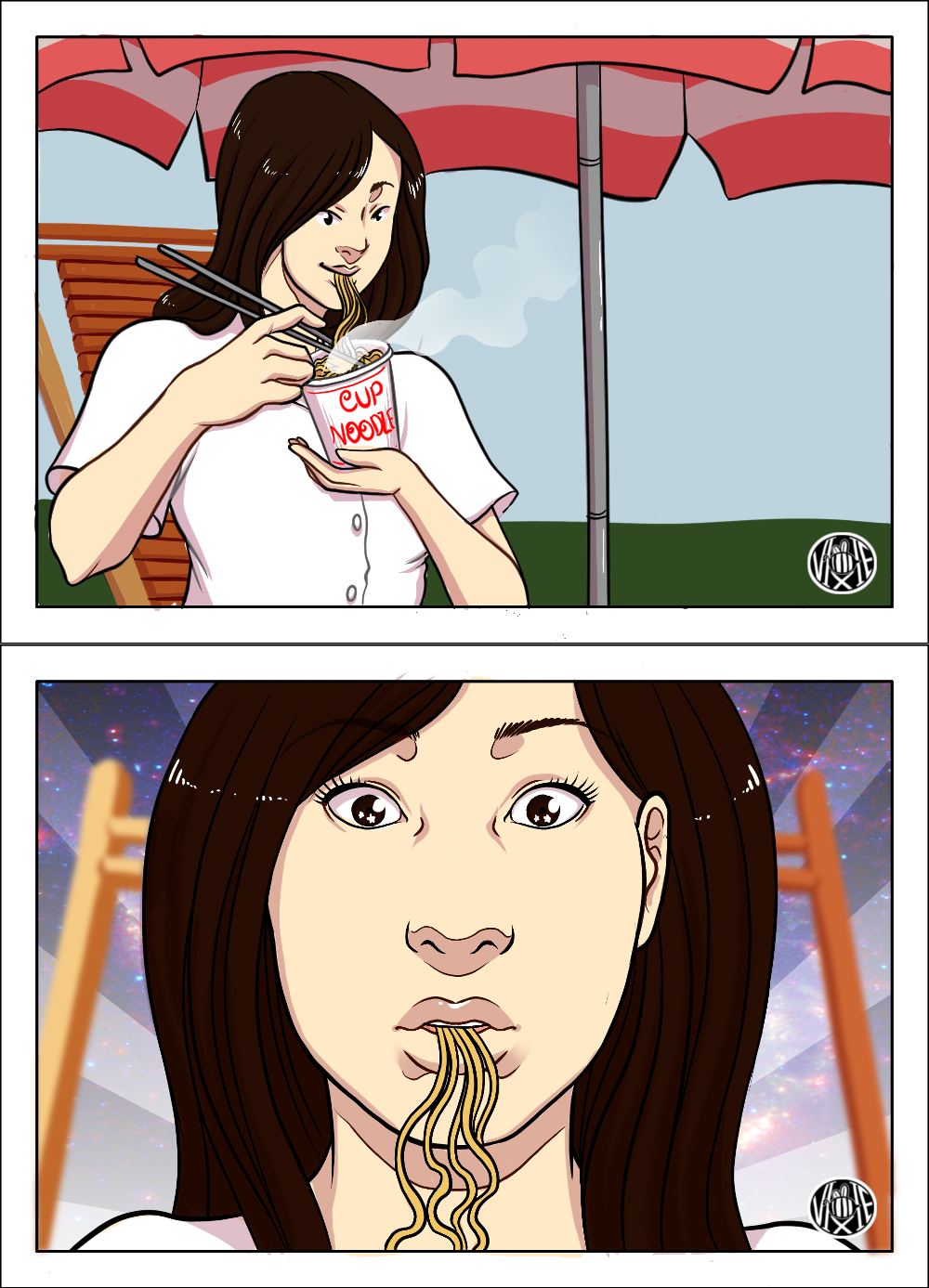 Cup Noodle Mock Storyboard