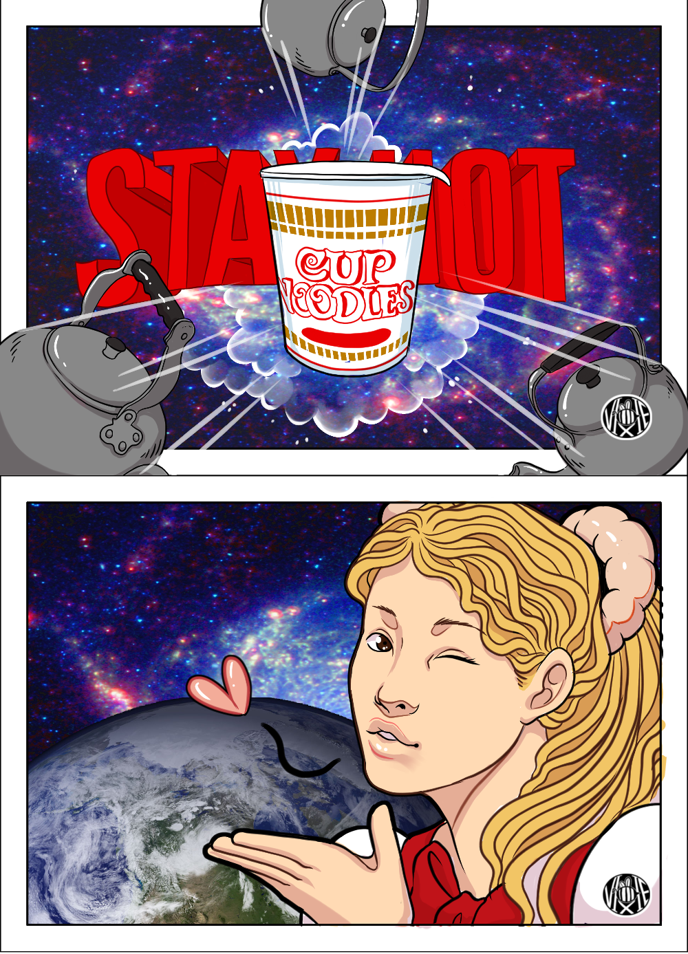 Cup Noodle Mock Storyboard