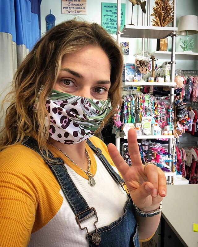 I&rsquo;m baaaaaaaack!
Happy to announce we are now open with WorkSafe/Covid19 measures in place. Pop on by and say hi. 
Mask made locally by @weebaffies and available in the shop in mommy and me matching styles. If we have to do the new normal we mi