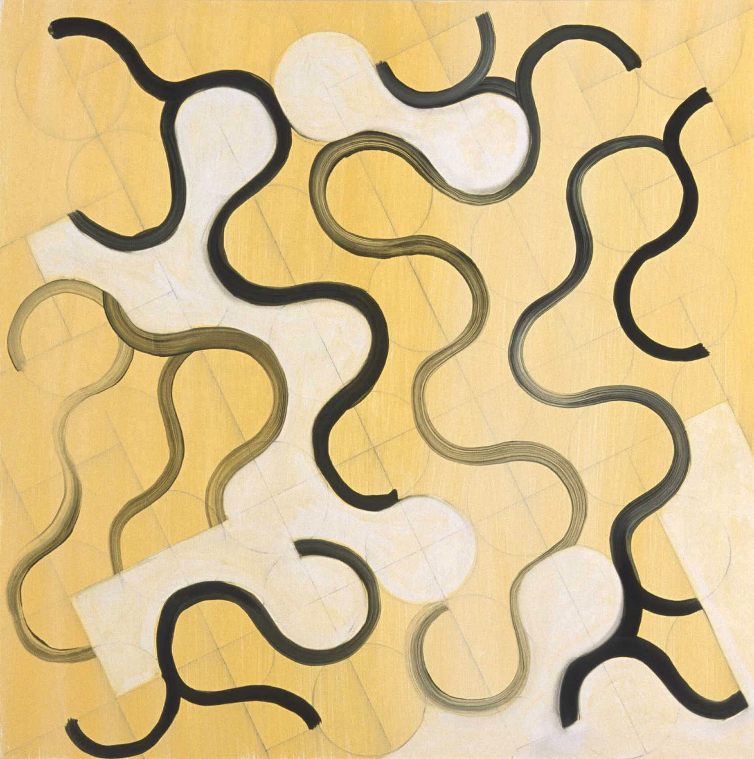 1/2000 #2, 2000, 24x24", oil on panel