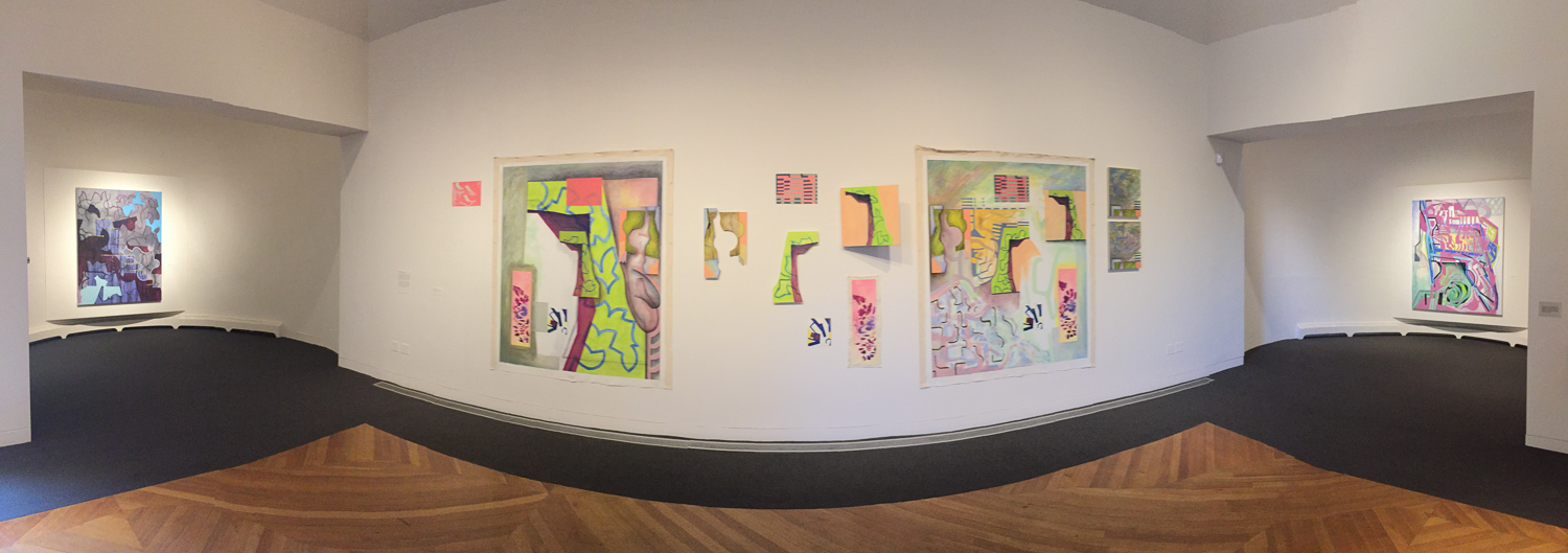 Full installation at deCordova, panoramic view