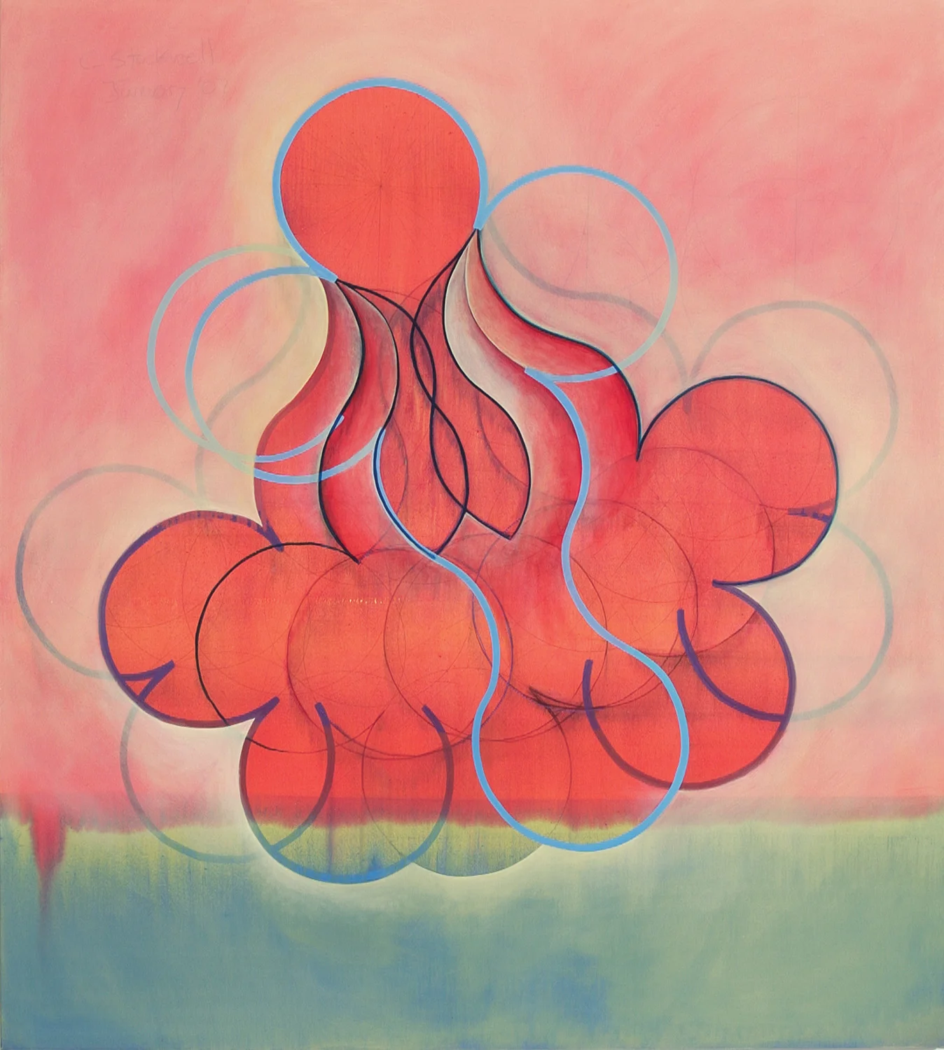 Is a Woman, 2003, oil on canvas, 74" x 68"