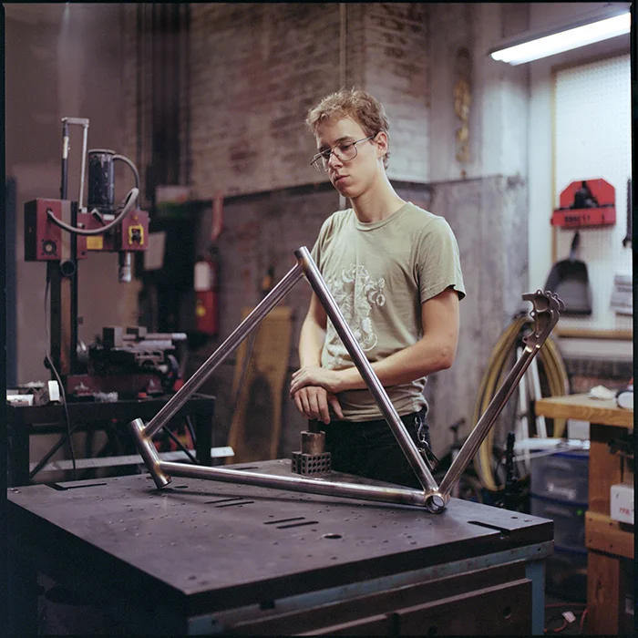 In my shop, Summer 2013. (Photo by Chris Trigaux)