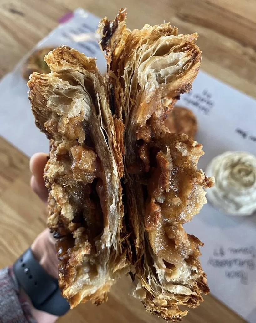 Caramel Apple Crumb Galette