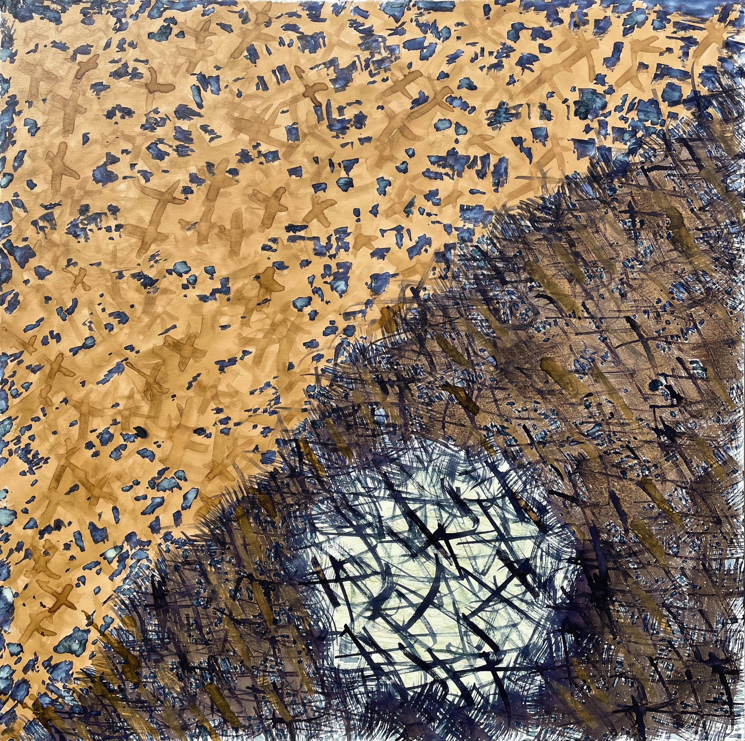  Cyanotype Deconstructed on Canvas 