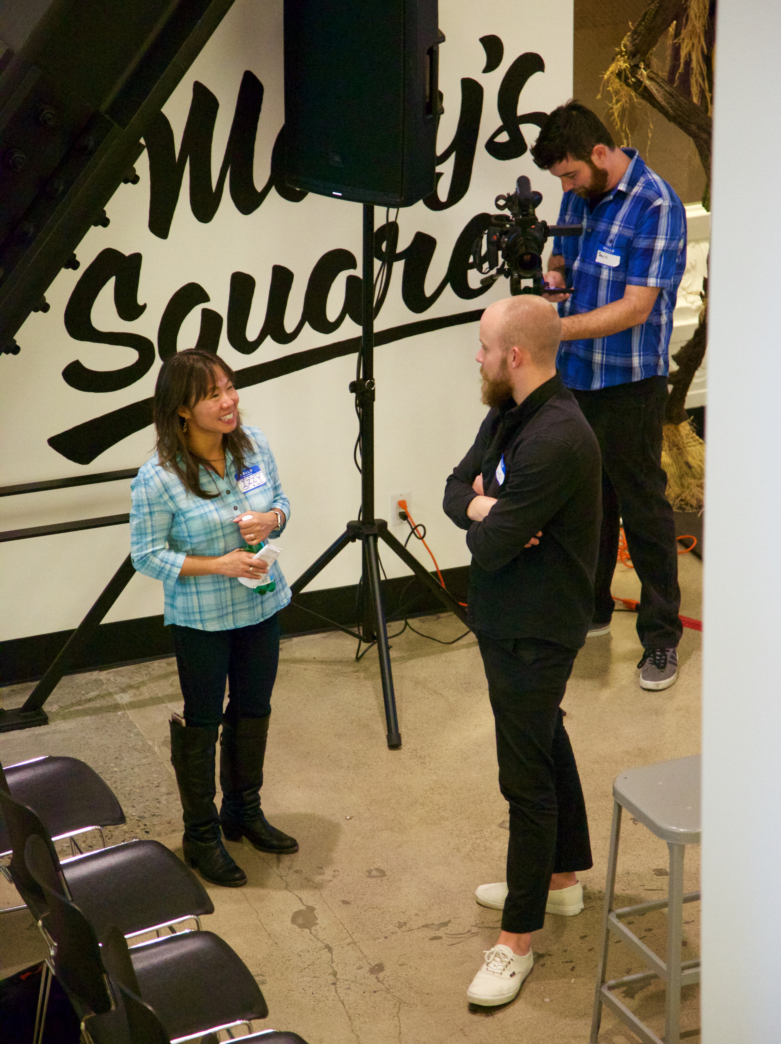 Director Izzy chats with hacker Jens
