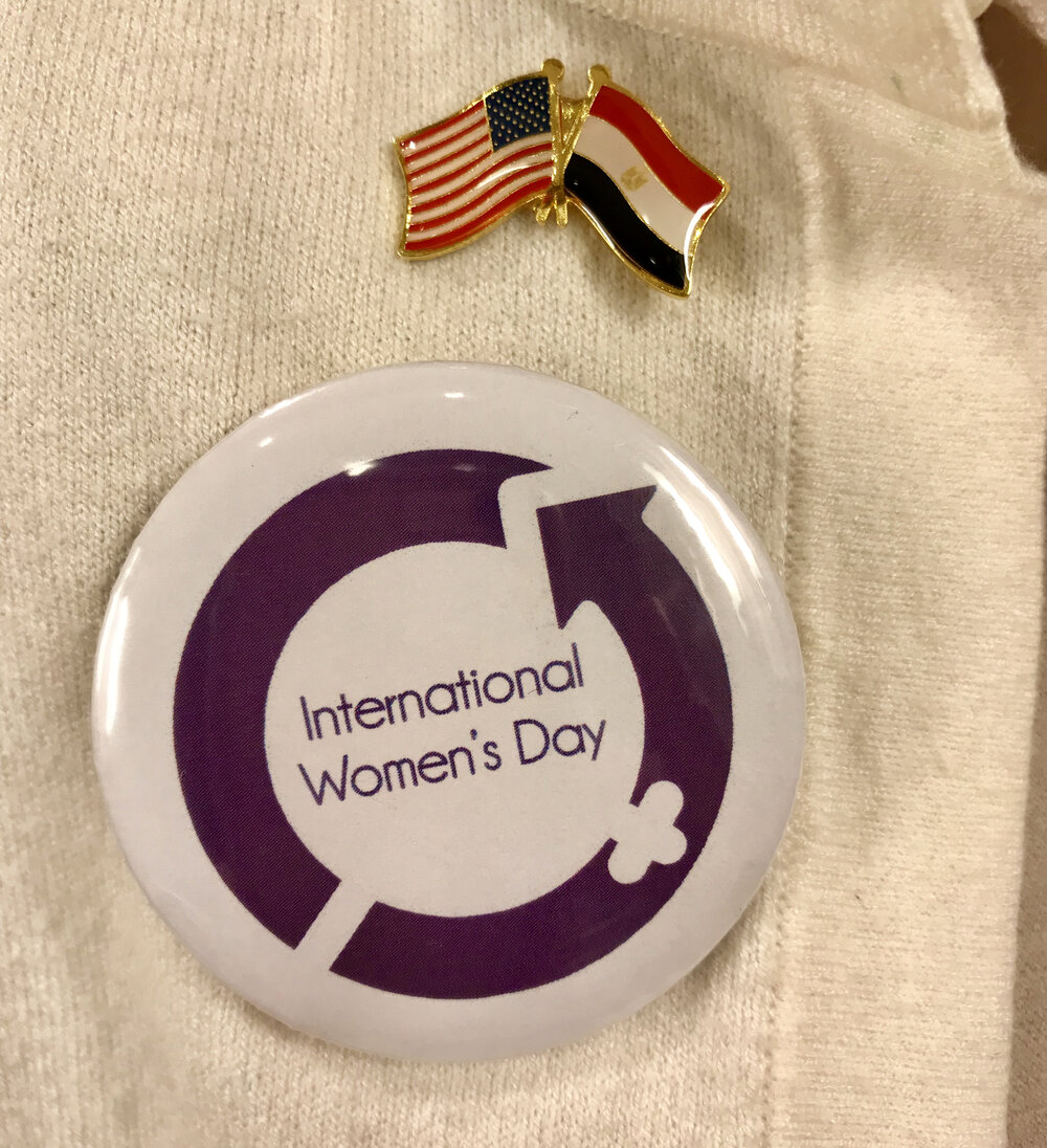  Proud to wear my International Women’s Day badge! 