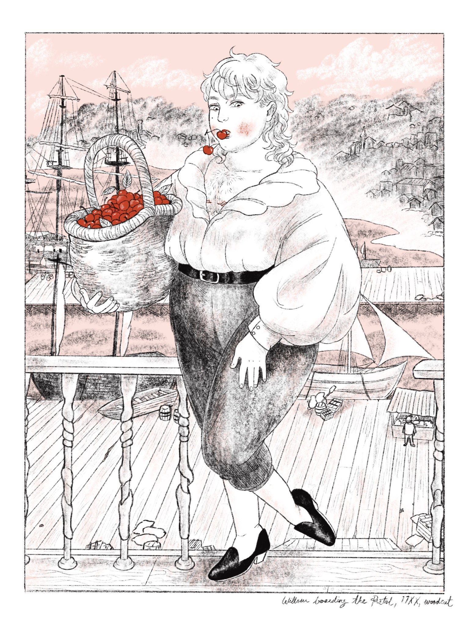 bringing in the fruit