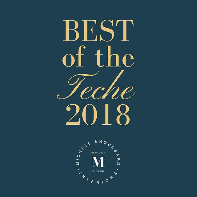 Thank you for voting me Best of the Teche for the second year in a row!  I appreciate it! And now back to work! #bestoftheteche #newiberia #louisiana #interiordesign #interiordecorating  #southernliving #homedesign #grateful