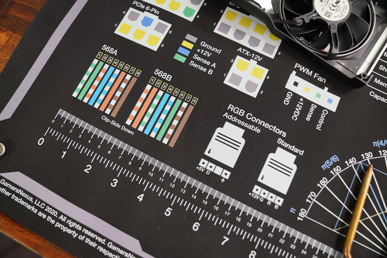 GamersNexus 'Volt' AntiStatic Modmat Large 4'x2' (1220 x 610mm