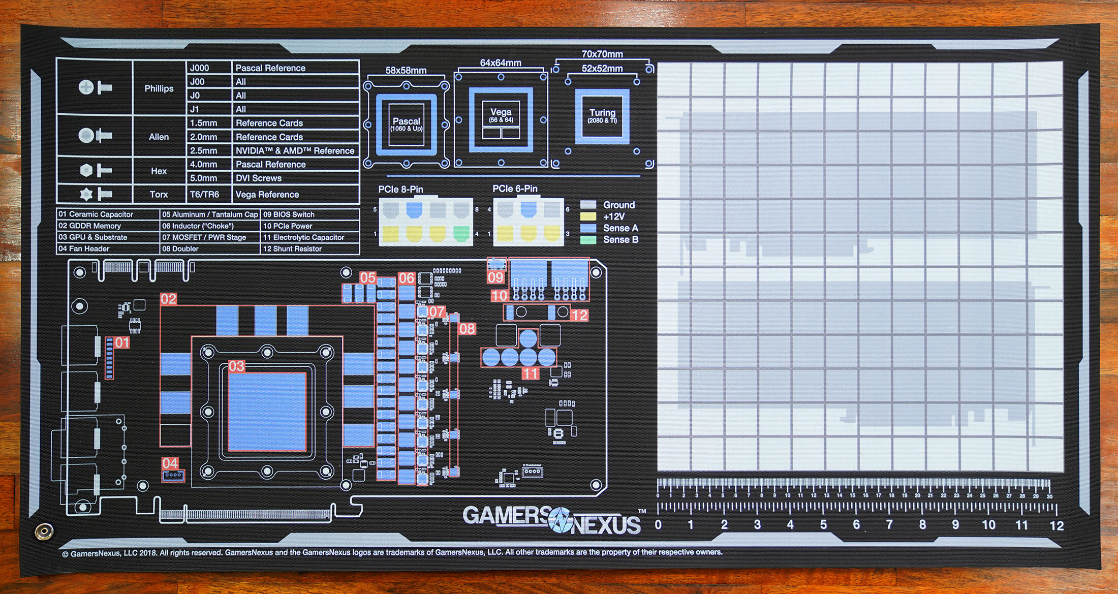 GN Wireframe Mouse Mat (36 x 12) | Desk Mouse Pad — GamersNexus Official  Store