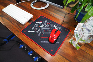 GN Wireframe Mouse Mat (36 x 12)  Desk Mouse Pad — GamersNexus