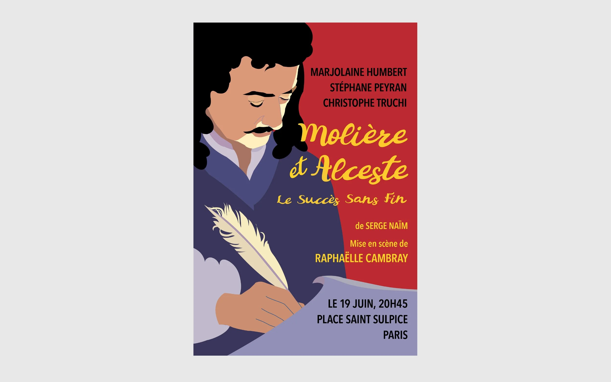 Moliere et Alceste Theatrical Production