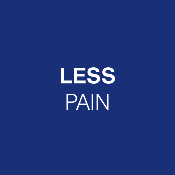 LESS PAIN