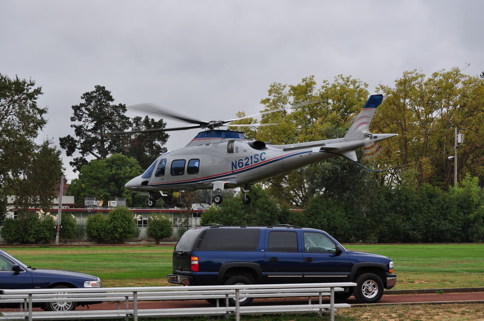 South Bay Helicopter comes in to land