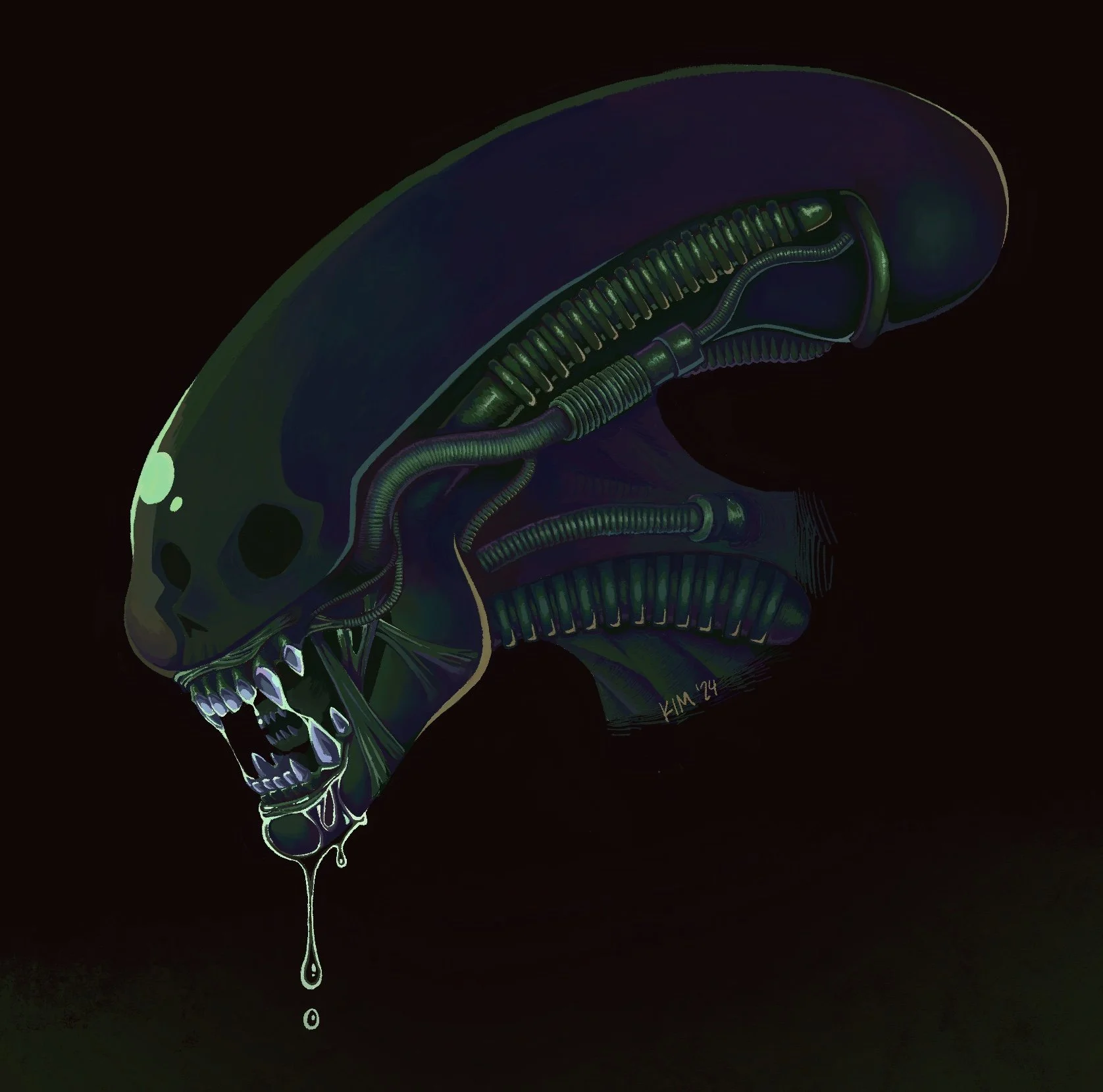 Alien Romulus Illustration