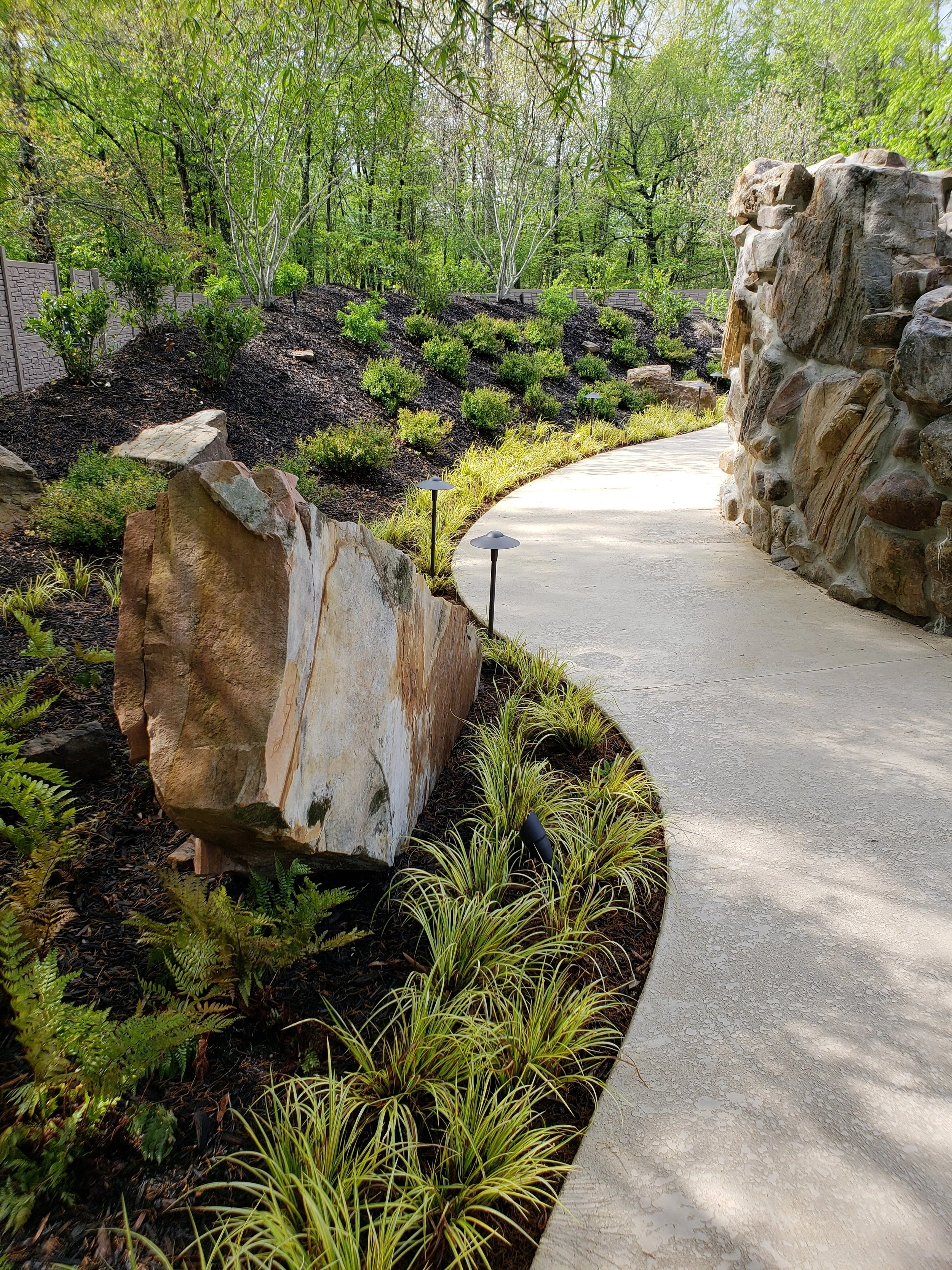 hardscapes landscaping greenville sc on Wyatt Farms Nursery Greenhouse Residential Commercial Landscaper Wyatt Farms