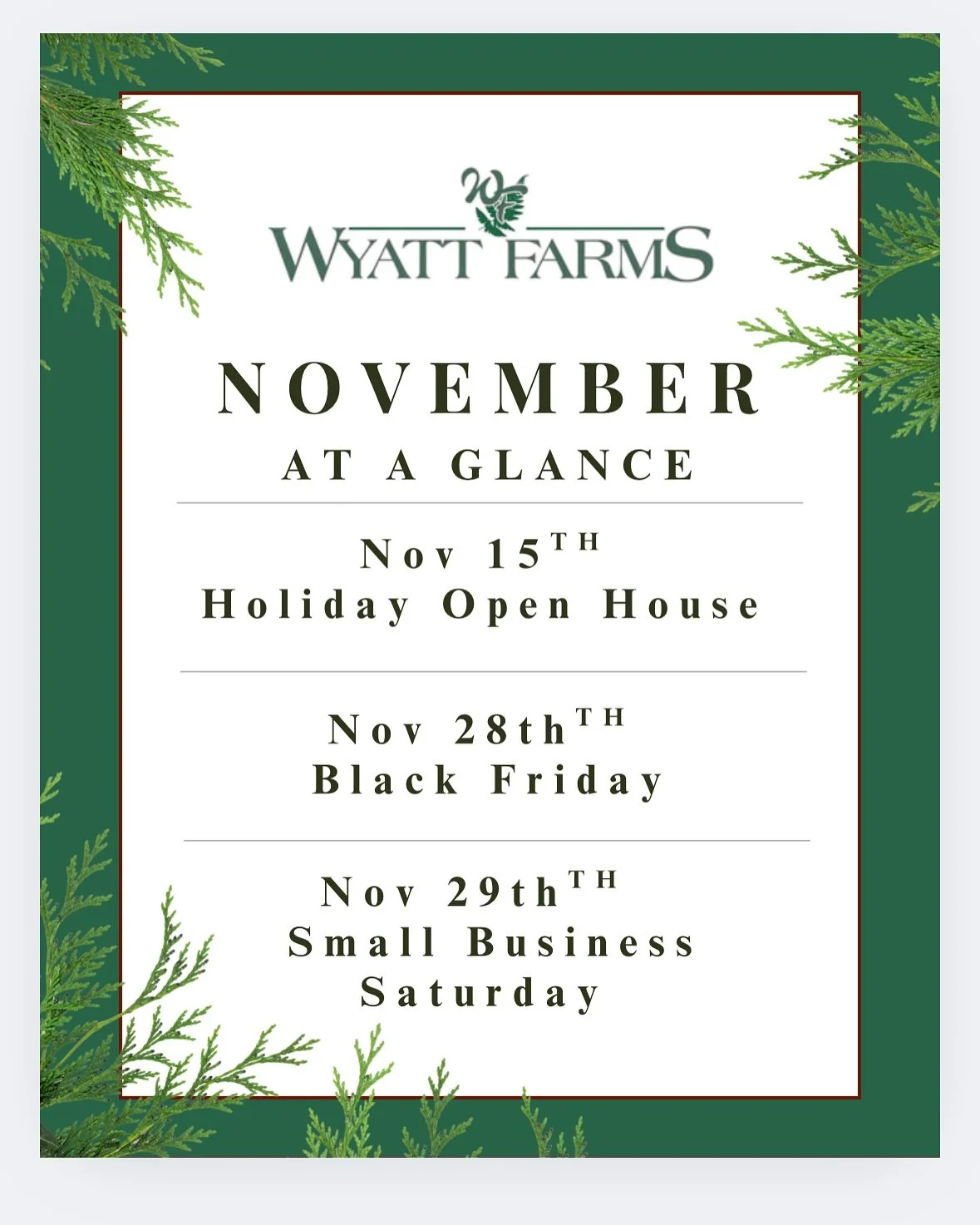November is here and it&rsquo;s a fun filled month ahead!!! Let&rsquo;s see what&rsquo;s happening ⬇️⬇️⬇️

🎄Saturday November 15th - Holiday Open House from 9am-5pm + Pottery Sale next door at pARTners in Clay studio ‼️ 

🎄Friday November 28th- Bla