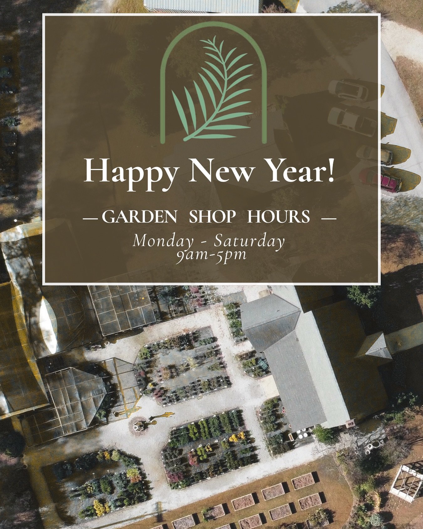 Happy New Year!!!
Cheers to a new year and new growth! 🌿✨ 
See you soon for all your plant &amp; gift needs !!! 

We&rsquo;ll be back to our regular hours tomorrow-
Monday-Saturday 9am-5pm