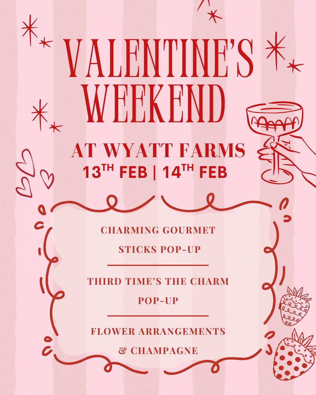 💕🌿
Valentine&rsquo;s is officially one month away, and we&rsquo;re celebrating with a Valentine&rsquo;s Weekend Event at the Garden Shop!
Mark your calendars &amp; join us February 13th &amp; 14th for:
🥂 Free champagne
✨ Charm Bar Pop-Up @thirdtim
