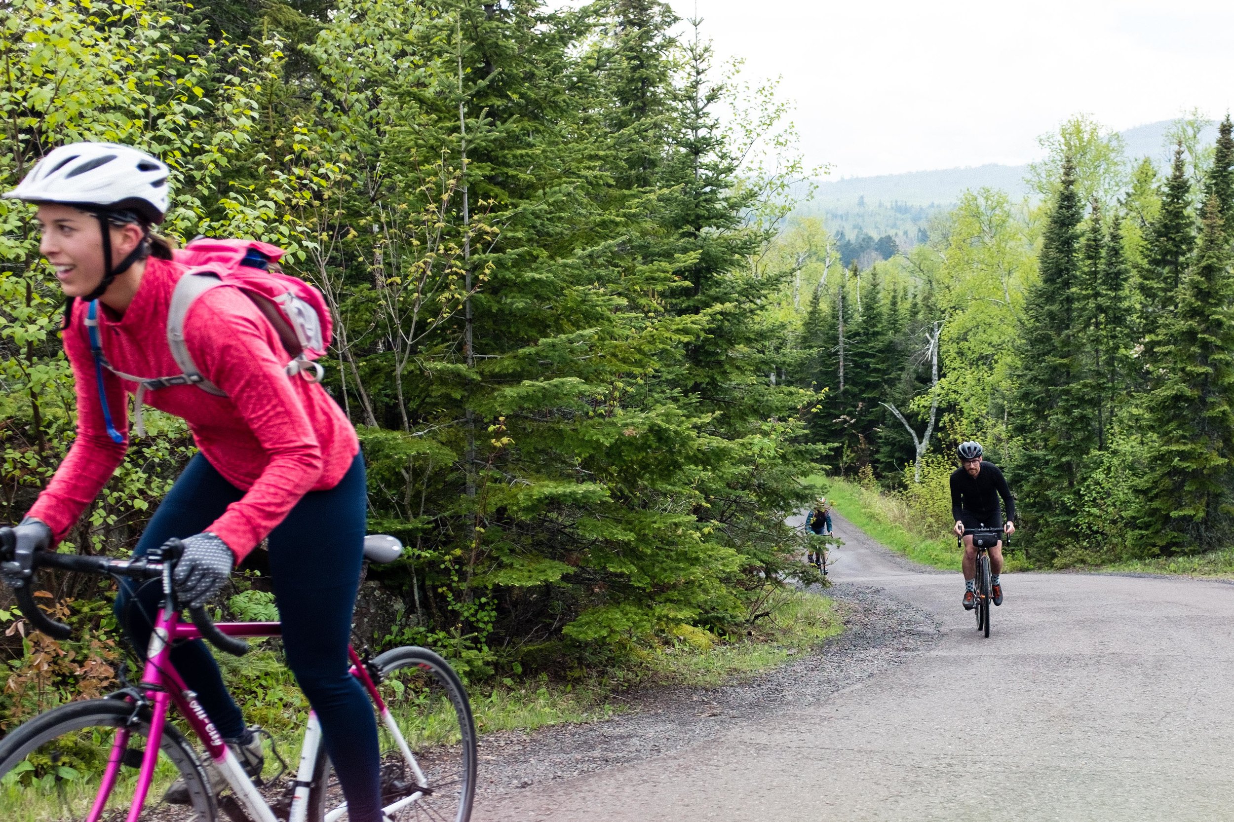 One of the best, shortest climbs in Minnesota, Palisade Head is a must whenever you're cycling around Tettagouche State Park.