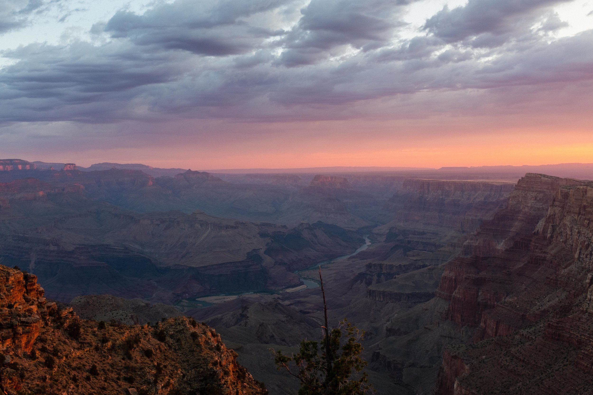 Sunrise is just as good here.