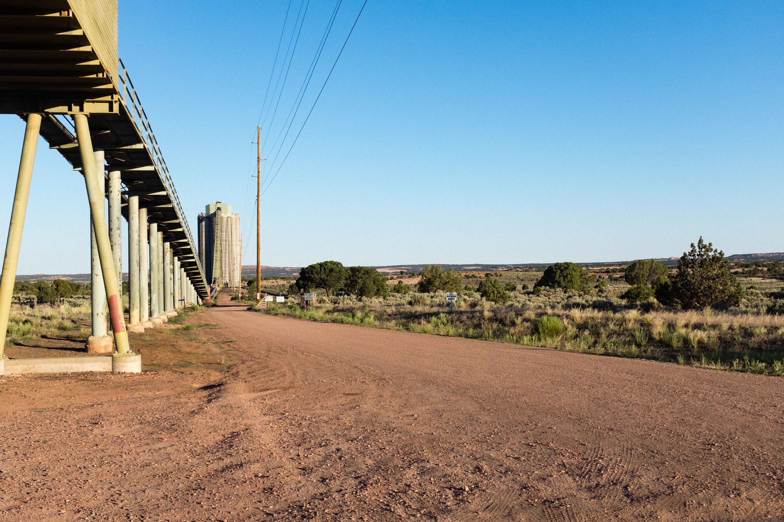 Unusual structures in the Arizona desert.
