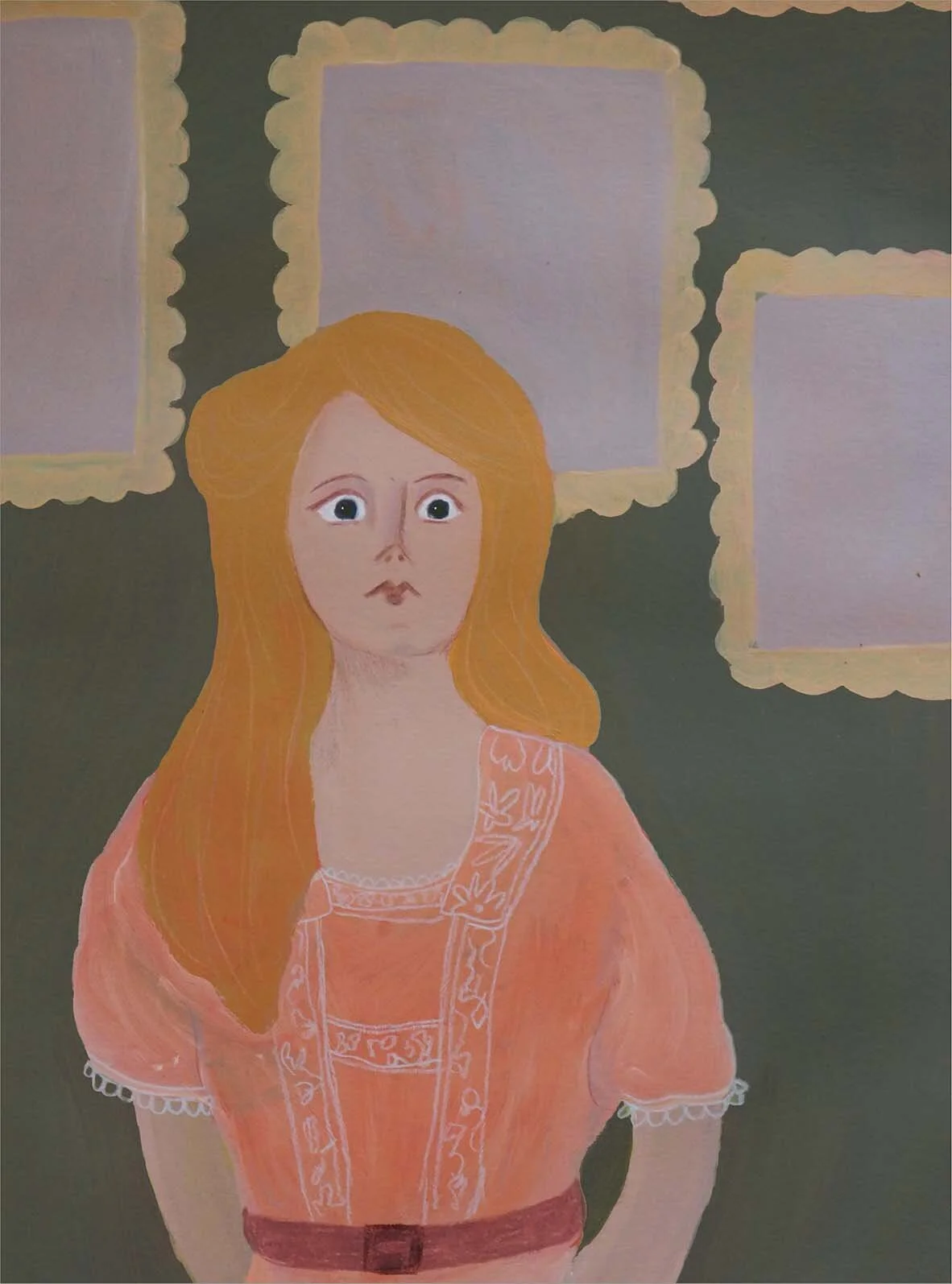 Acrylic and luminance pencils on Hahnemule bamboo paper (50x70 cm)