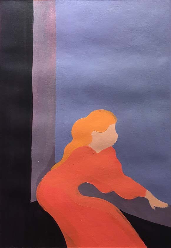 Acrylics on Hahnemule bamboo paper (35x50 cm)