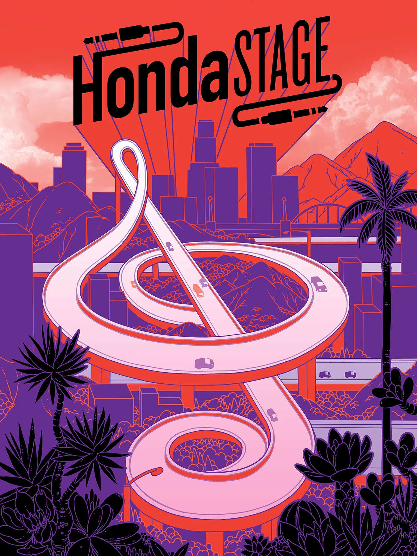 Honda Stage and Tumblr. Limited Edition Series Artist Poster.