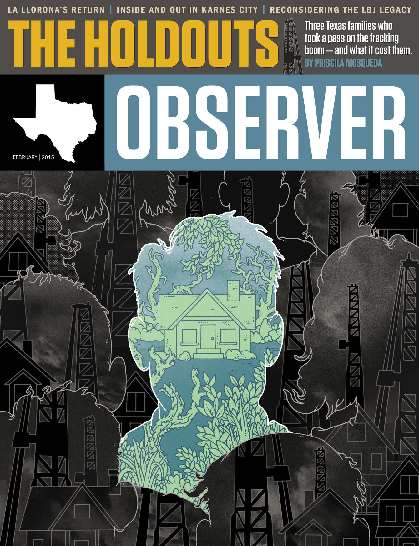 Texas Observer. Art Director Chad Tomlinson.