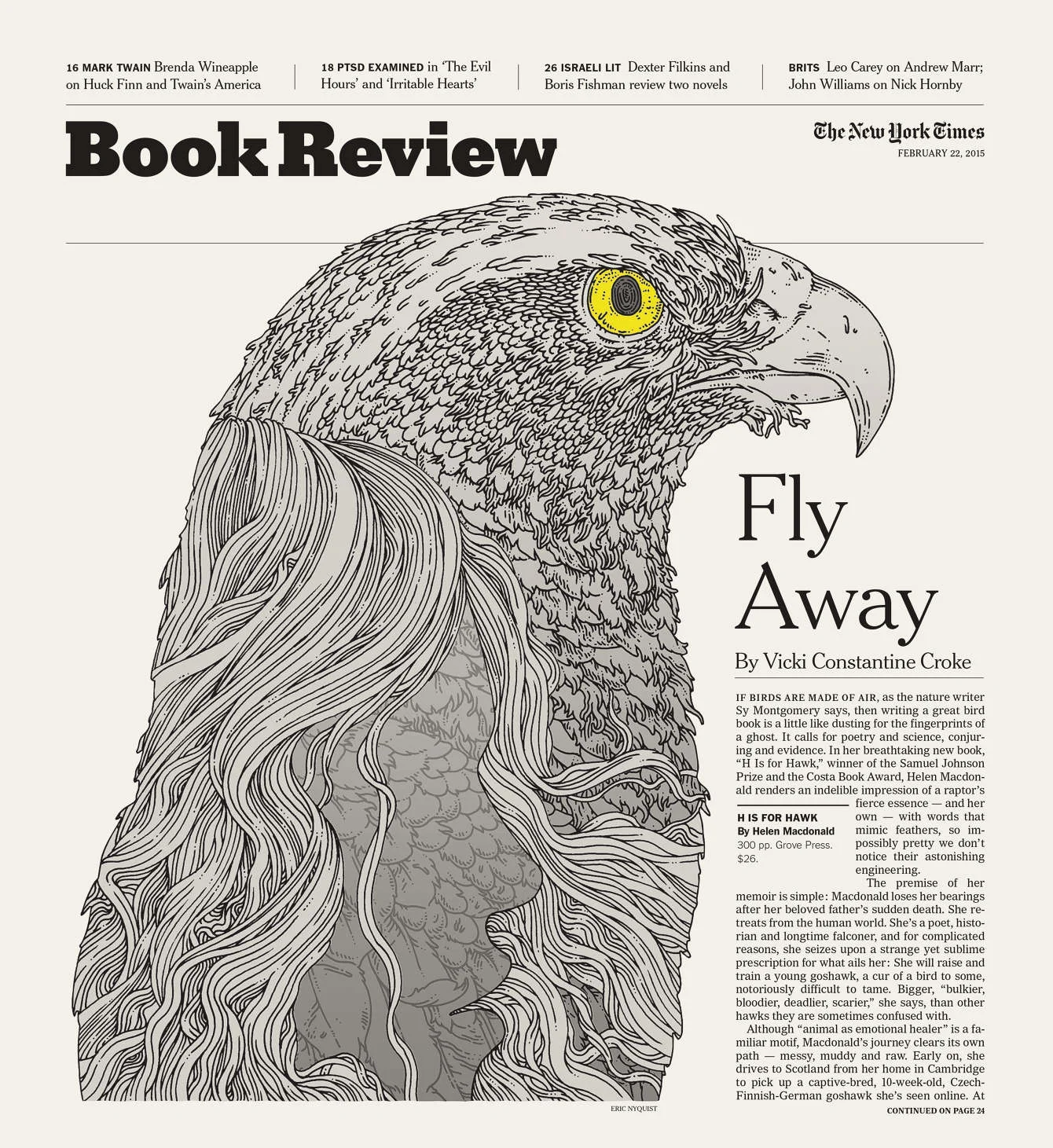 New York Times. Art Director Nicholas Blechman. For Article Click Here.