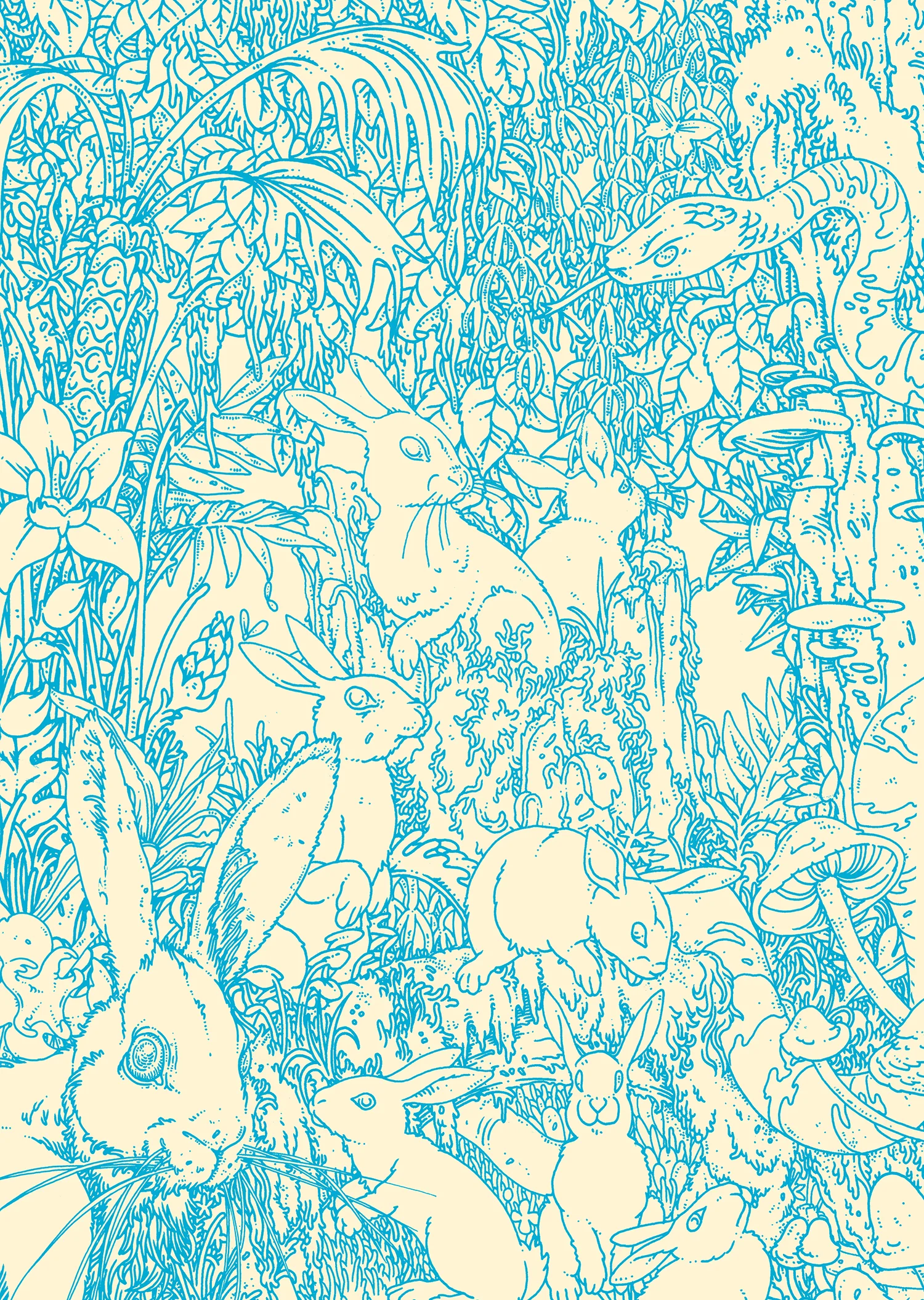 Farrar Straus Giroux. Inside artwork for Jeff Vandermeer's Authority. AD Charlotte Strick.