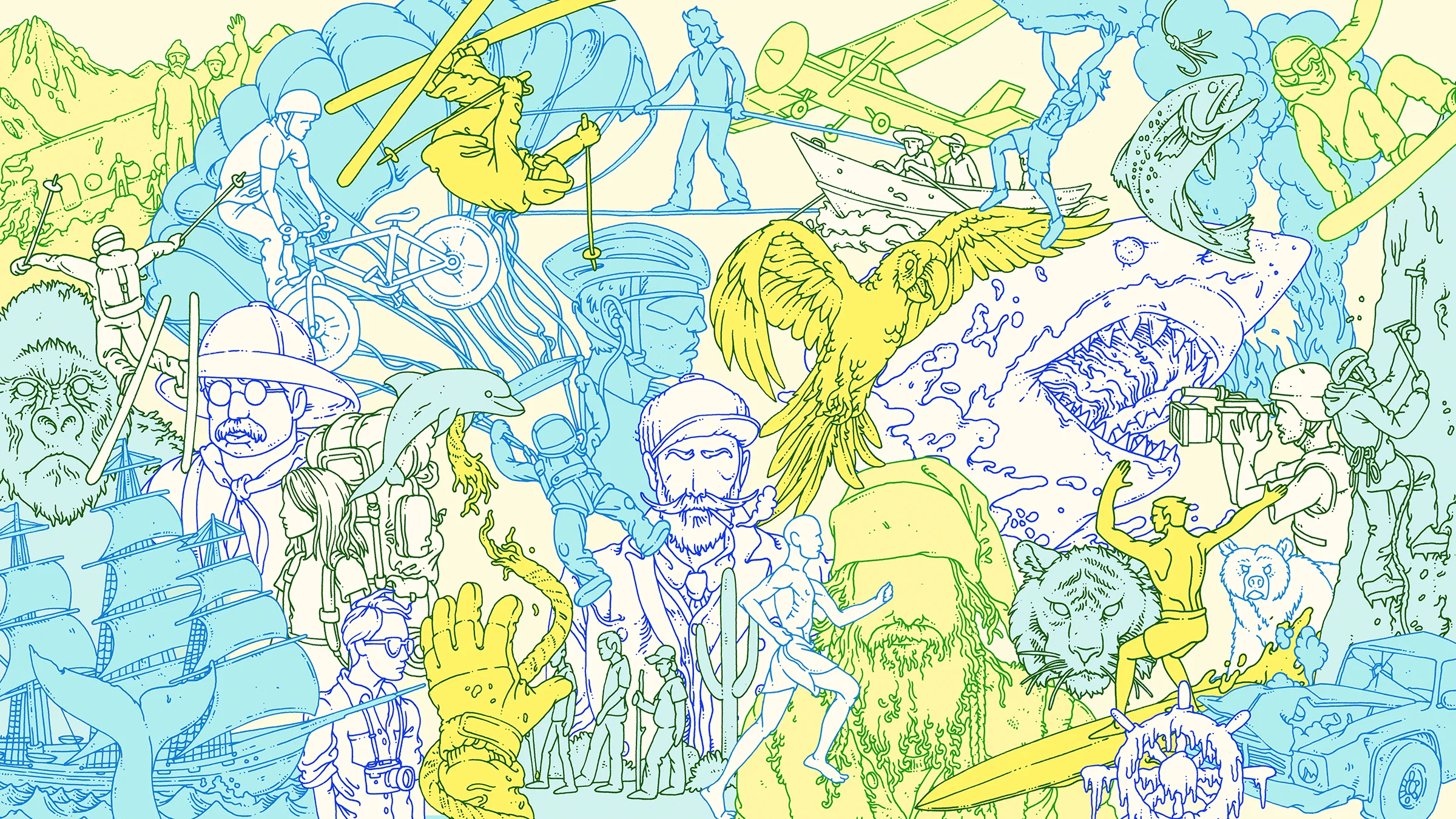 Outside Magazine. The New Adventure Library: The best stories aren't just on paper anymore. Our (totally subjective) ranking assembles the millenium's 33 best new classics. Click Here for Article.