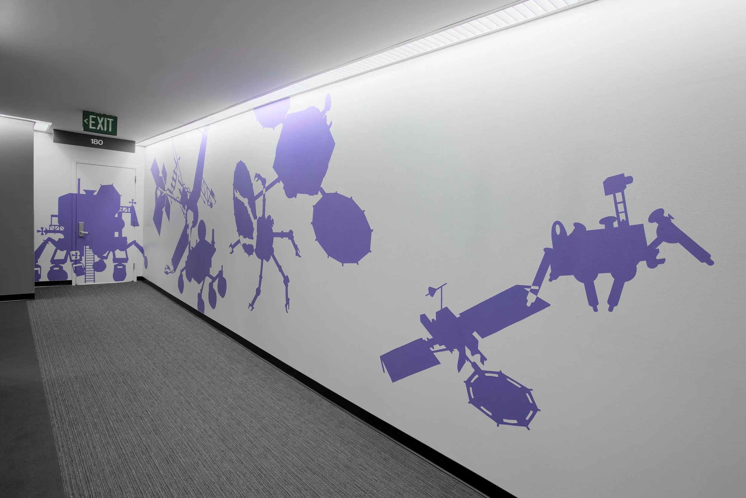 Project Formulation Building hallway and Team X entrance. 