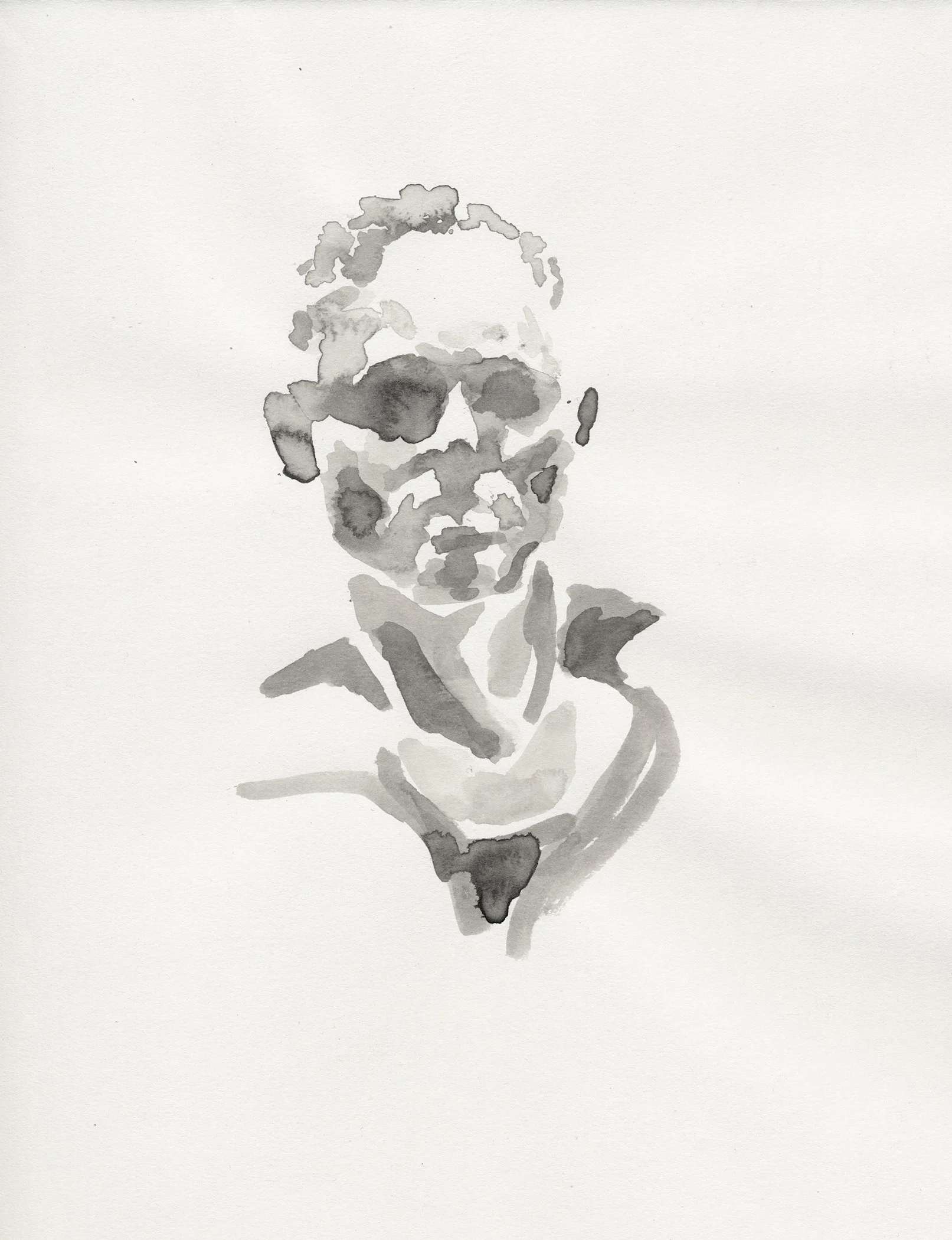   Shape Study  9"x12" ink on paper 2015 