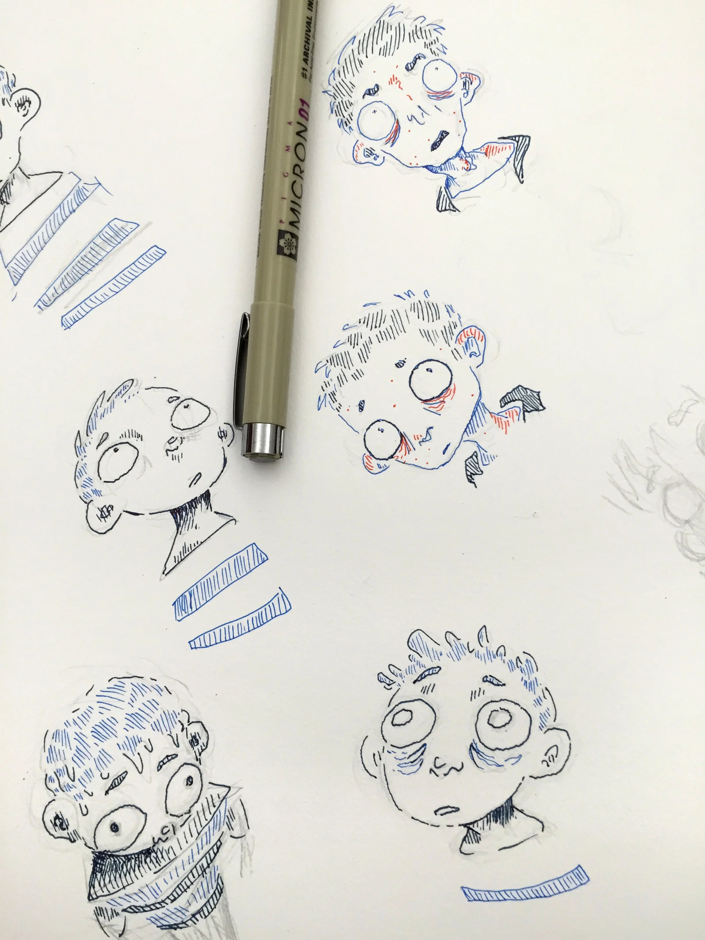  multiple pens on paper 2016 