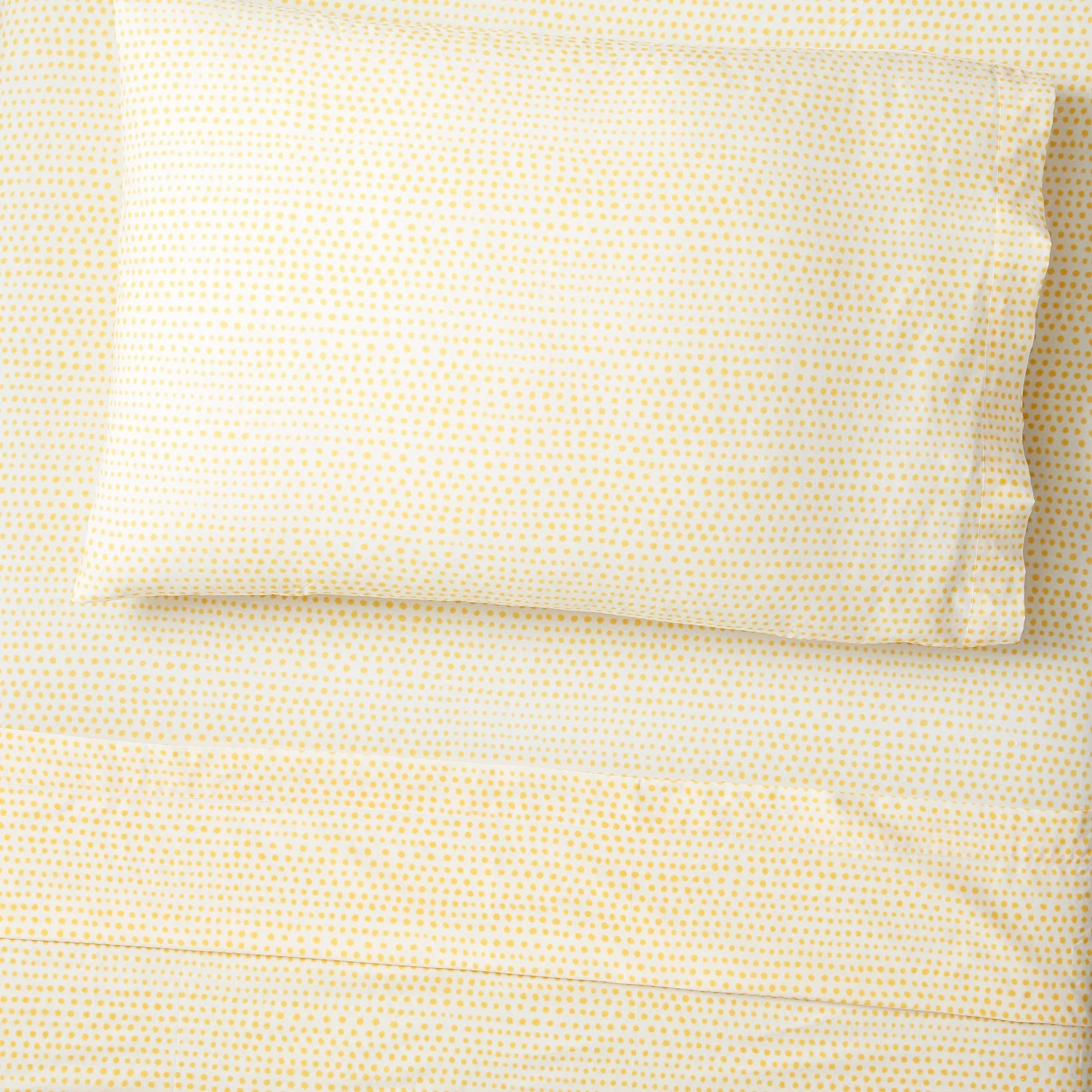 Falling Dot Sheet Set: Yellow