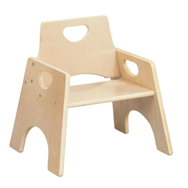 Wooden Toddler Chair, 8in