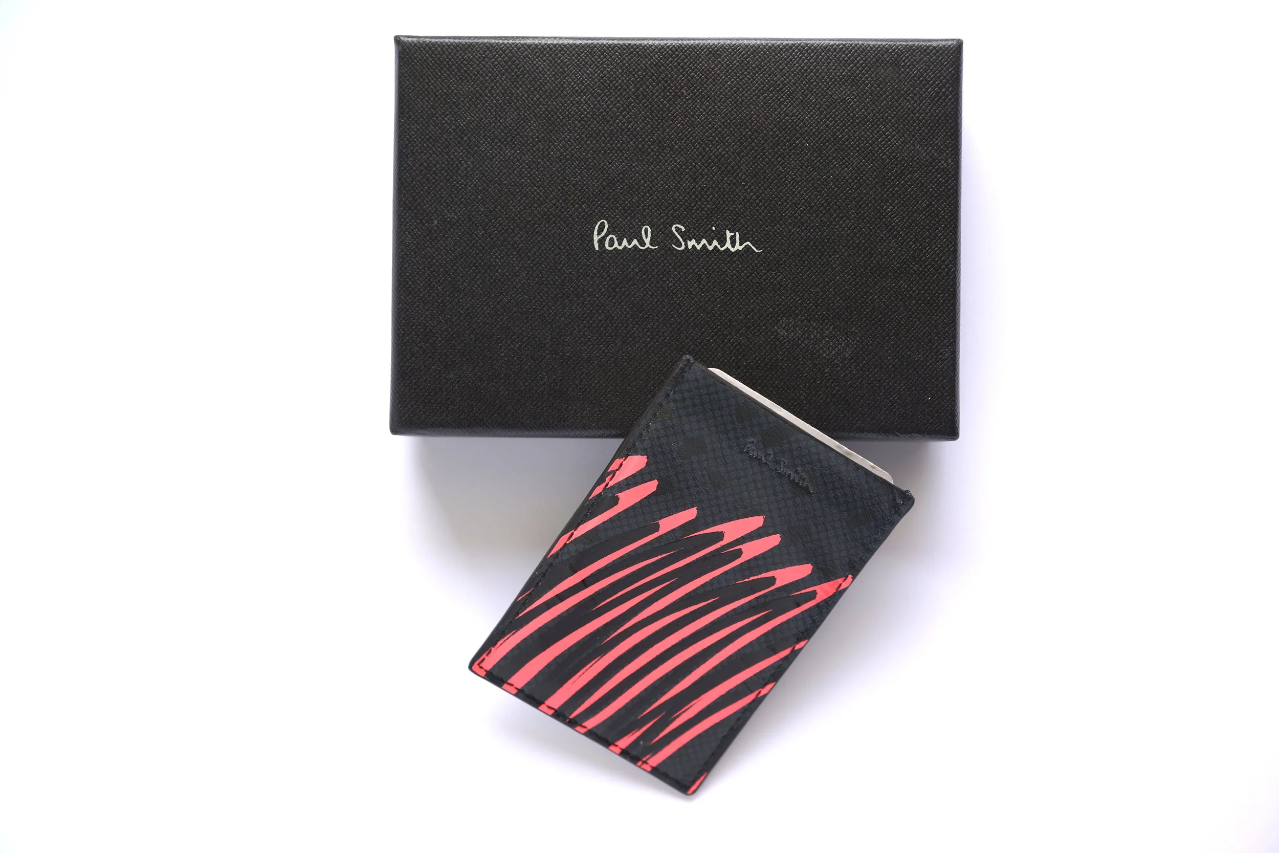 Paul Smith Men's Blue Card Case