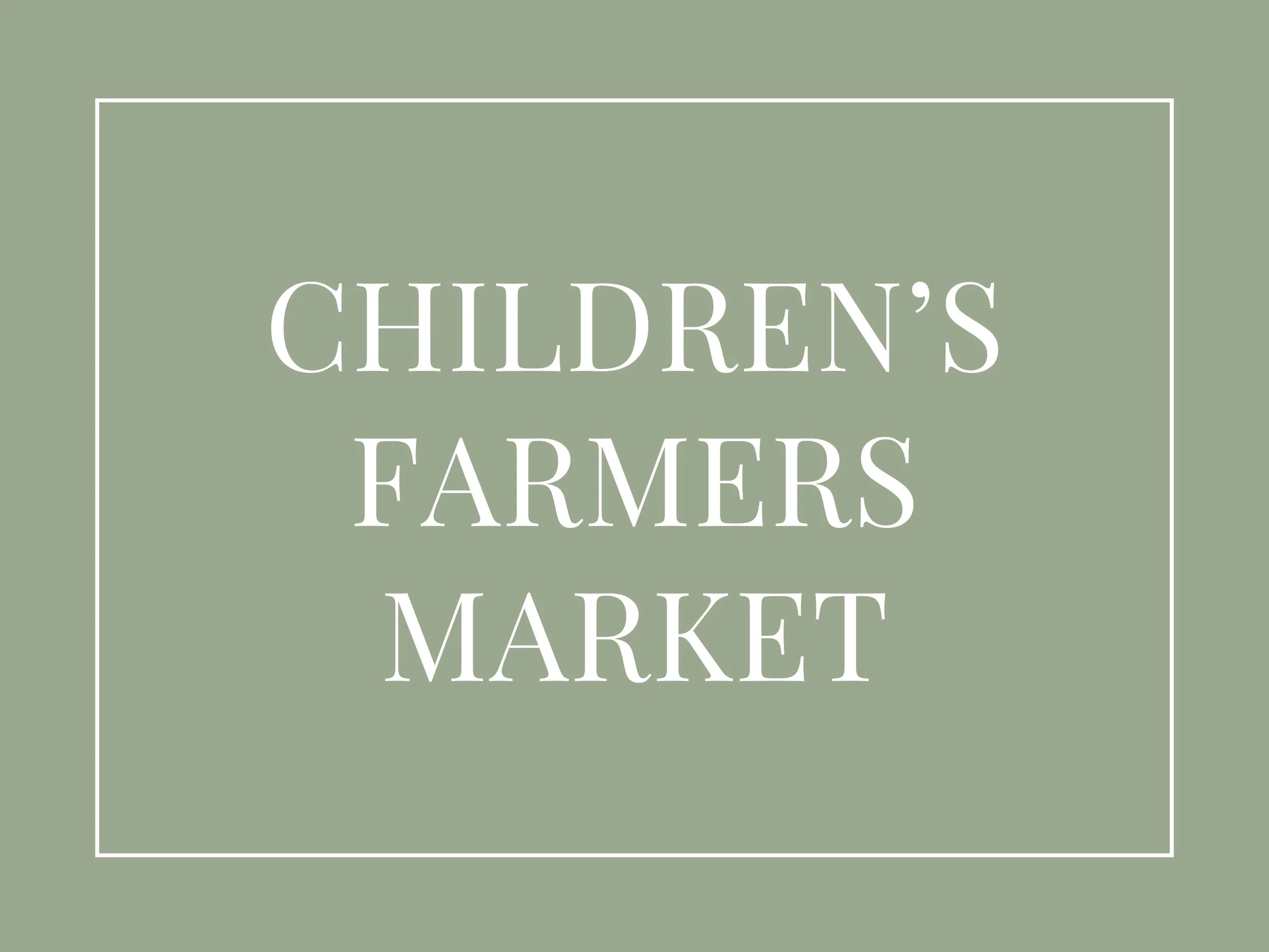 Children's Farmers Market