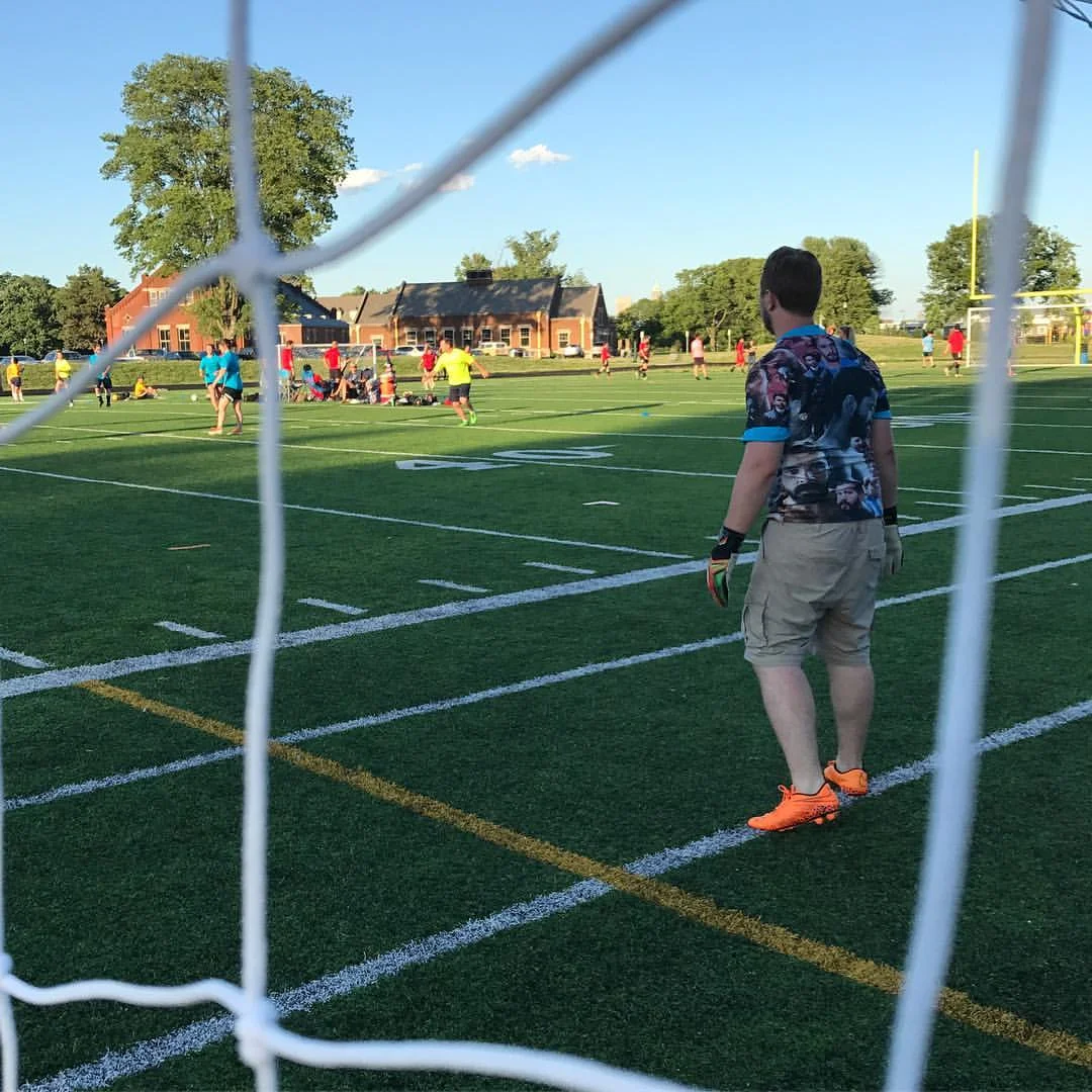 Bates-Hendricks FC keeper Sam Sluis says smaller is always better.