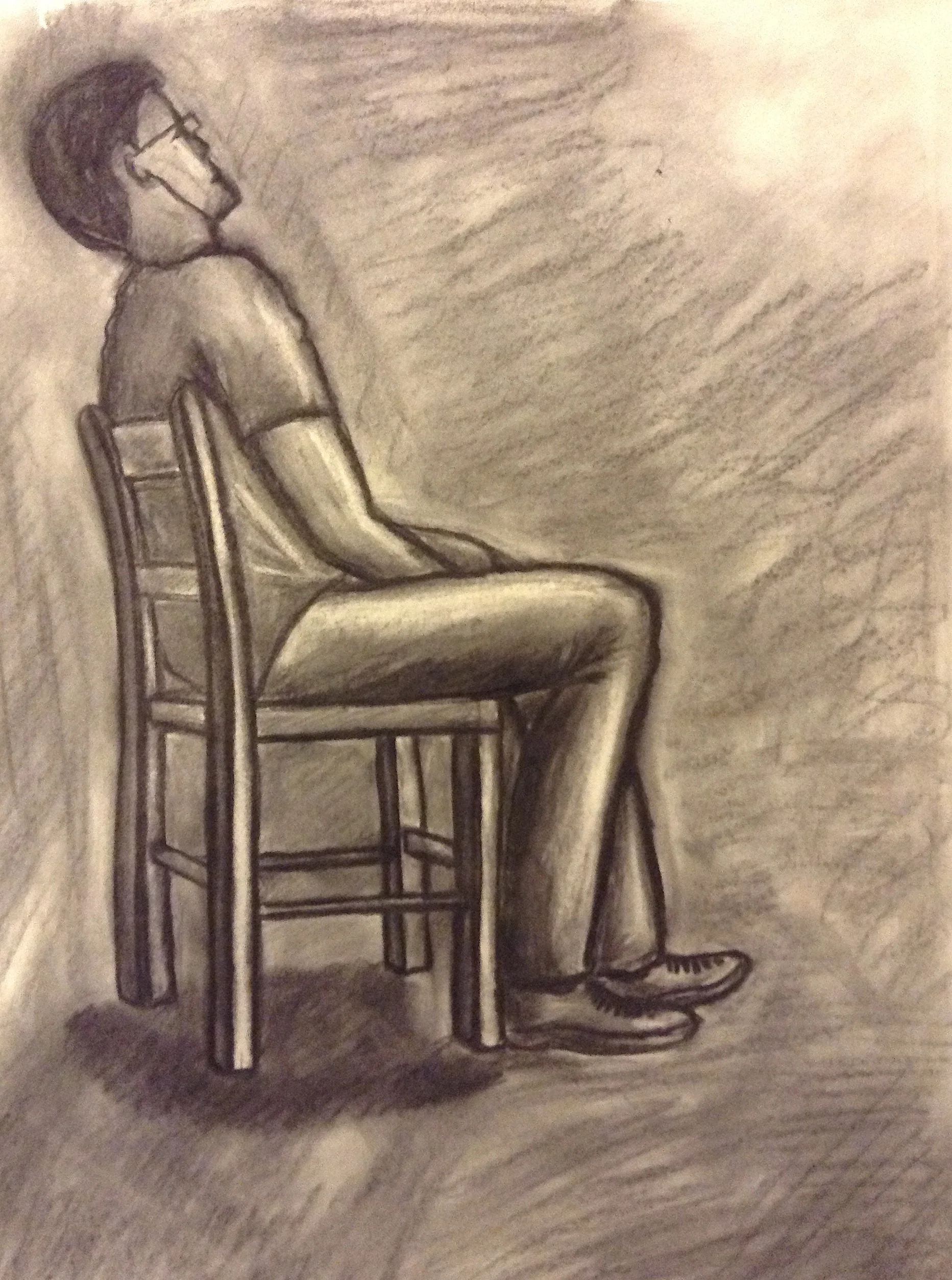 Charcoal, 24in x 30in