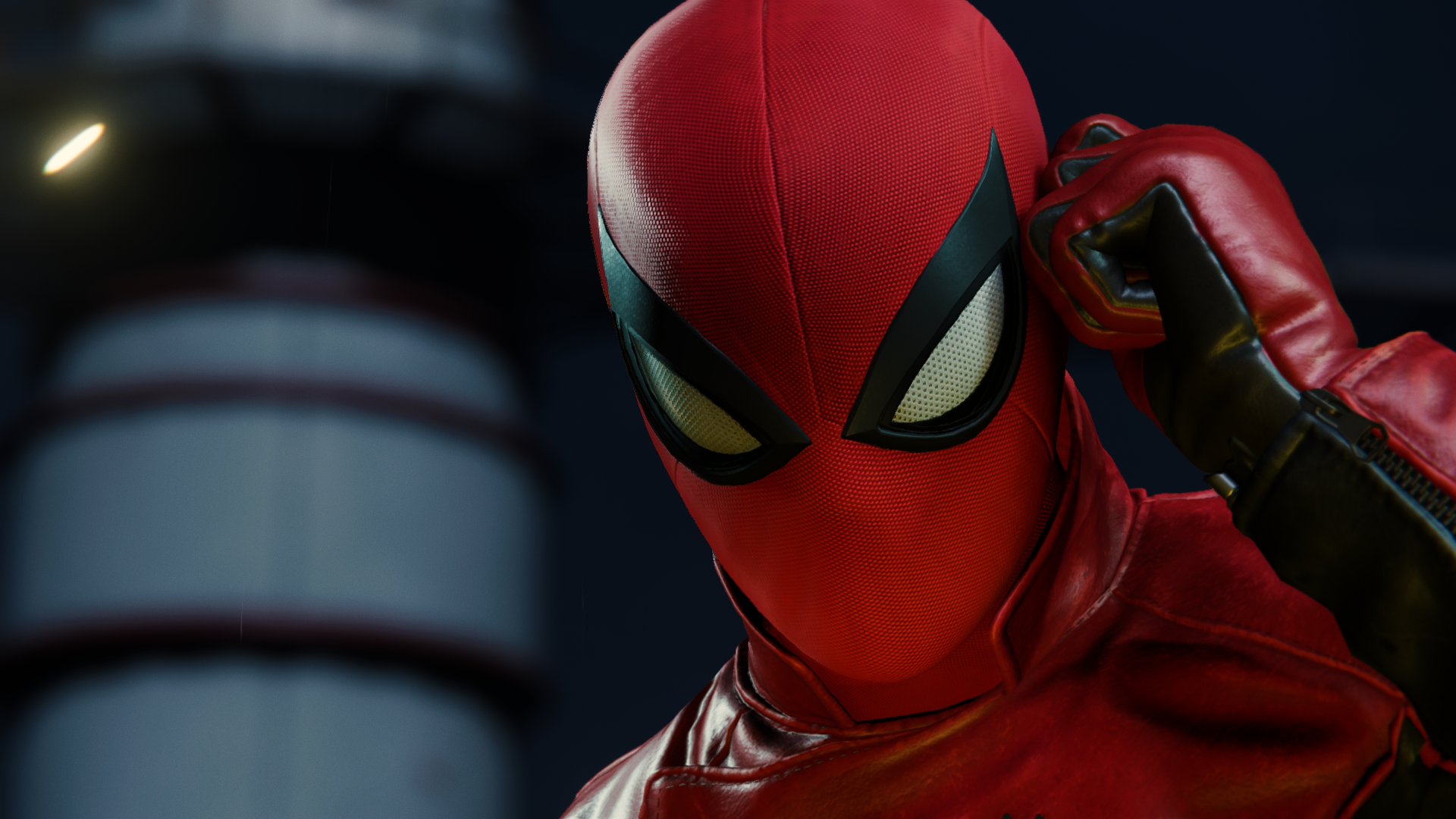 The textures on this suit…