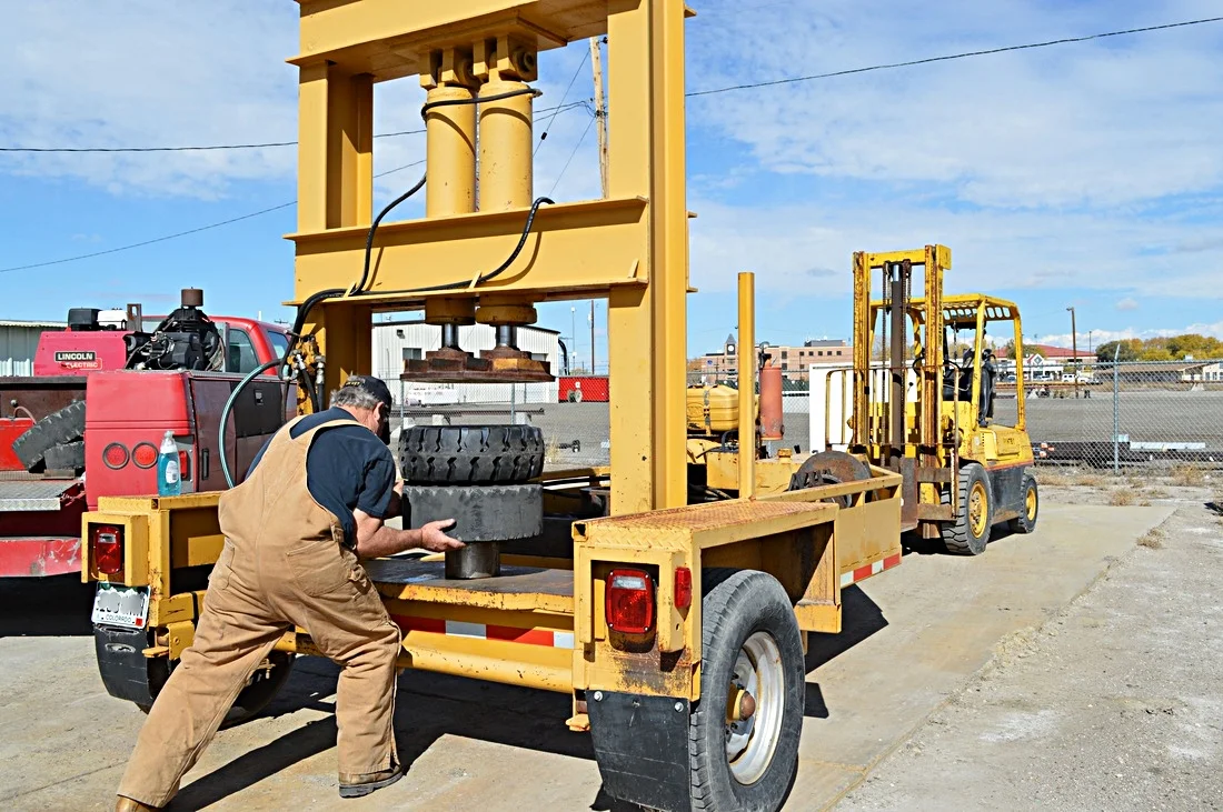 Mobile Tire Press Service — Best Industrial Tires