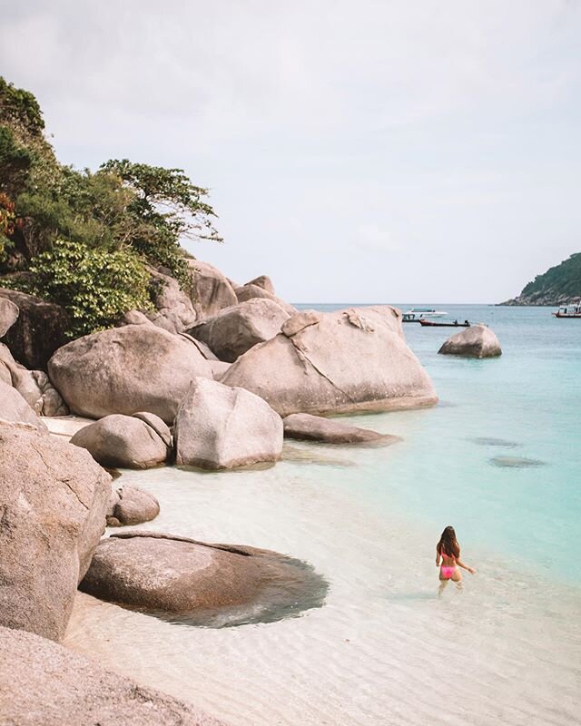 I&rsquo;m lacking ideas for a caption, so I&rsquo;ll just tell you a funny story about this day and it&rsquo;s famous viewpoint.
:::::
Koh Nang Yuan is picture perfect. So picture perfect, that the viewpoint, located at the top of the first island, s