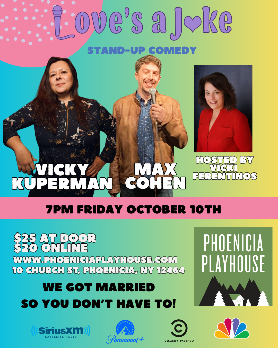 COMEDY NIGHT: Vicky Kuperman / Max Cohen / Vicki Ferentinos